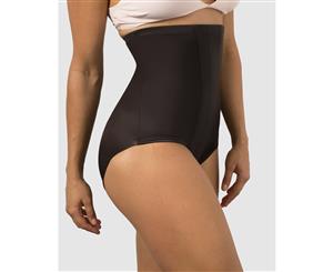 Women's Miraclesuit Shapewear Shape With an edge Hi Waist Brief - Black