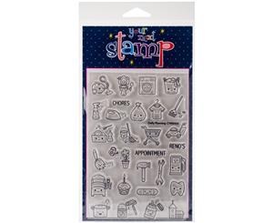 Your Next Stamp Clear Stamps 4&quotX6"-Daily Planning