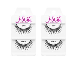 2 Pack Charming False Eyelashes Extension - Design 58