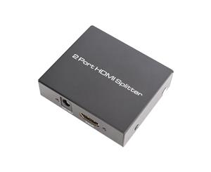 2 Way HDMI AV Splitter with HDCP Stripper Converter