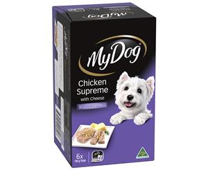 6 x My Dog Chicken Supreme w/ Cheese Trays 100g