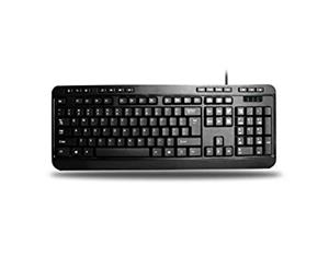 Adesso Keyboard USB Desktop Multimedia Keybaord (Black)