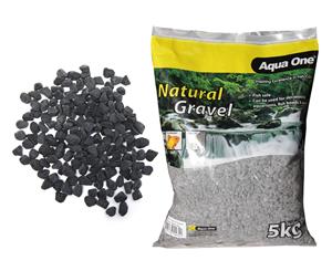 Aqua One Natural Gravel Phantom Black 5kg