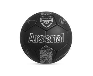 Arsenal Fc Phantom Signature Football (Black/Silver) - SG17650
