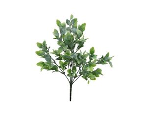 Artificial Fake Leaves Greenery Foliage Branch Leaf Bush Grass Bunch Decor [Design Leaf Bush - Holly A (35cm)]