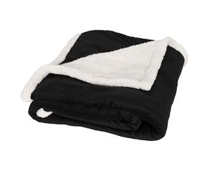 Avenue Field & Co Sherpa Blanket (Black) - PF2206