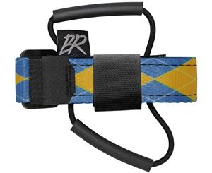 Backcountry Research Camrat Strap Road Saddle Mount Argyle Blue/Yellow