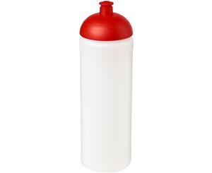 Baseline Plus 750Ml Dome Lid Sport Bottle With Grip (Transparent/Red) - PF2818