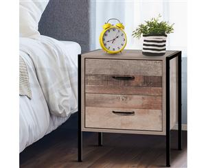 Bedside Tables Drawers Side Table Wood Nightstand Storage Cabinet Bedroom