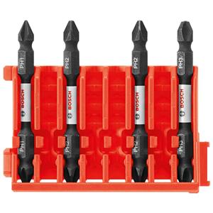 Bosch 65mm Impact Tough Modular Set Clip PH Double-End 4pc 2610046103