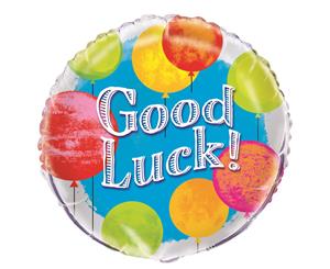 Bright Good Luck 45cm Foil Balloon Packaged