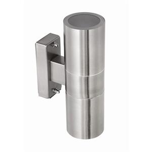 Brilliant 35W Stainless Steel Coolum Up Down Exterior Wall Light