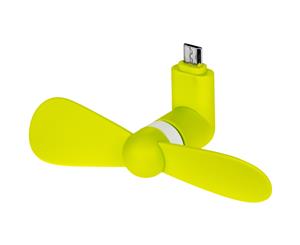 Bullet Airing Micro Usb Fan (Lime) - PF1565