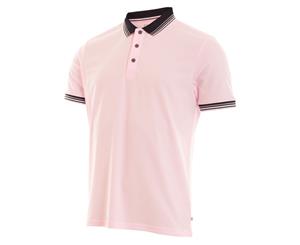 Calvin Klein Tip Collar Polo - Oxpink - Mens