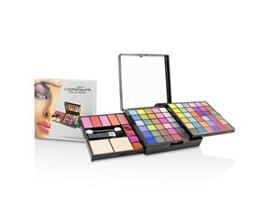 Cameleon MakeUp Kit Deluxe G2363 (66x Eyeshadow 5x Blusher 2x Pressed Powder 4x Lipgloss 3x Applicator) -