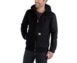 Carhartt Mens Duck Detroit Cotton Insulated Work Jacket - Black