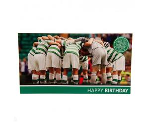 Celtic Fc Birthday Card Huddle (Green/White) - TA2478