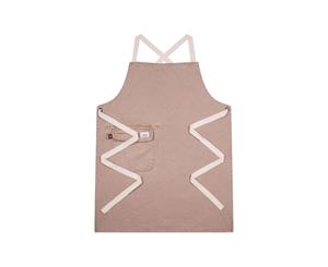 Chorlton Denim Bib Apron Beige