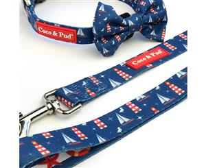 Coco & Pud Hamptons Reversible Dog lead/ Leash