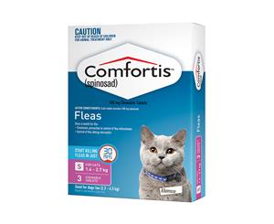 Comfortis Cat Pink 1.4 - 2.7kg 3 Pack