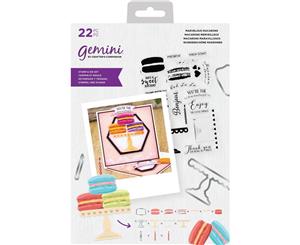 Crafters Companion Gemini Layering Stamps & Dies - Macaroon