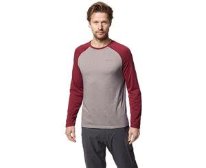 Craghoppers Mens Nosi Life Bayame Long Sleeve T Shirt - SftGryMl/FRd