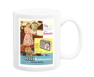 Decca Radio 1960s Advert Poster Mug - 11 Fluid Oz