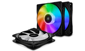 Deepcool CF 120-3 (3 Pack) (DP-FA-RGB-CF120-3) Addressable RGB Case Fan