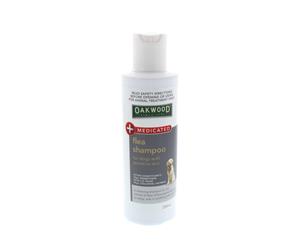 Dog Flea Shampoo Medicated for Sensitive Skin 250ml Oakwood