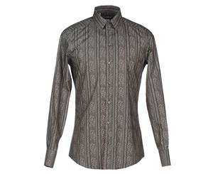 Dolce & Gabbana Men's Striped Shirt - Grey