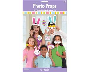 Easter Party Supplies Photo Props Easter Themed 13 Pack
