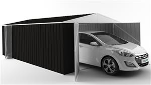 EasyShed 7530 Garage Shed - Ebony