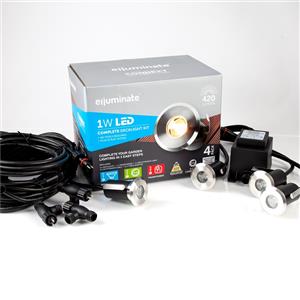 Elluminate Stainless Steel Deck Light Kit