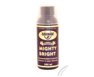 Equinade Glowsilk Mighty Bright Rinse Whiten Brighten Horse Coat 250ml (E9137)