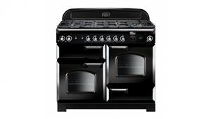 Falcon Classic 1100mm Dual Fuel Freestanding Upright Cooker - Black/Chrome