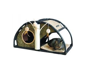 Feline Arch Fun House for Cats & Kittens - (81x40x40cm) (Zeez)