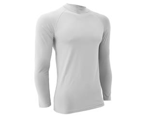 Finden & Hales Mens Sports Long Sleeve Team Baselayer Vest (White) - RW411