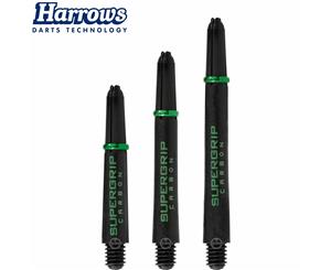 Harrows - Supergrip Carbon Dart Shafts - Green