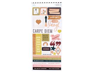 Heidi Swapp - Rose Gold Foil Stickers - Honey and Spice