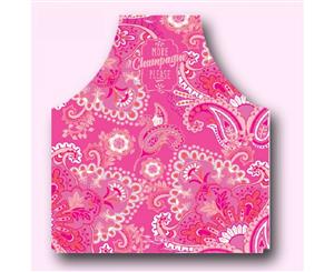 Hostess with the Mostess More Champagne Please Polyester Apron by Lisa Pollock
