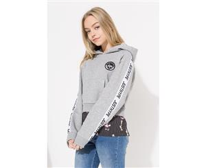 Hype Disney Grey Girl Squad Stripe Kids Kids Unisex Pullover Hoodie - Multi