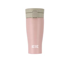 IKUK 520ml Ceramic Stainless Steel Vacuum Insulated Drink Bottle - Pink