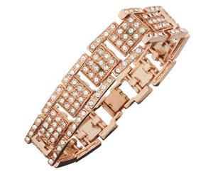 Iced Out Bling CZ Stones Bracelet ICE rose gold - Rose Gold