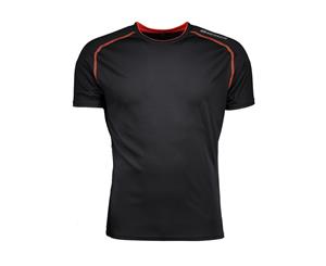 Id Mens Urban Short Sleeve T-Shirt (Black) - ID436