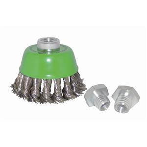 Josco 75mm Stainless Steel Twistknot Wire Cup Brush Wheel