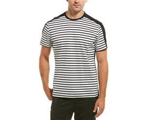 Karl Lagerfeld Striped Mesh Combo T-Shirt