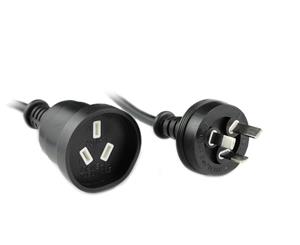 Konix 3M Power Extension Cord Black