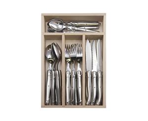 Laguiole by Andre Verdier Debutant Cutlery Set Mirror 24pc Stainless