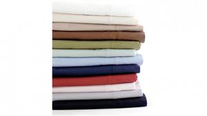 Linen House 300TC Sage Single Flat Sheet