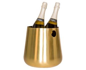 MAXWELL 2 Bottle Wine cooler - Brushed Brass